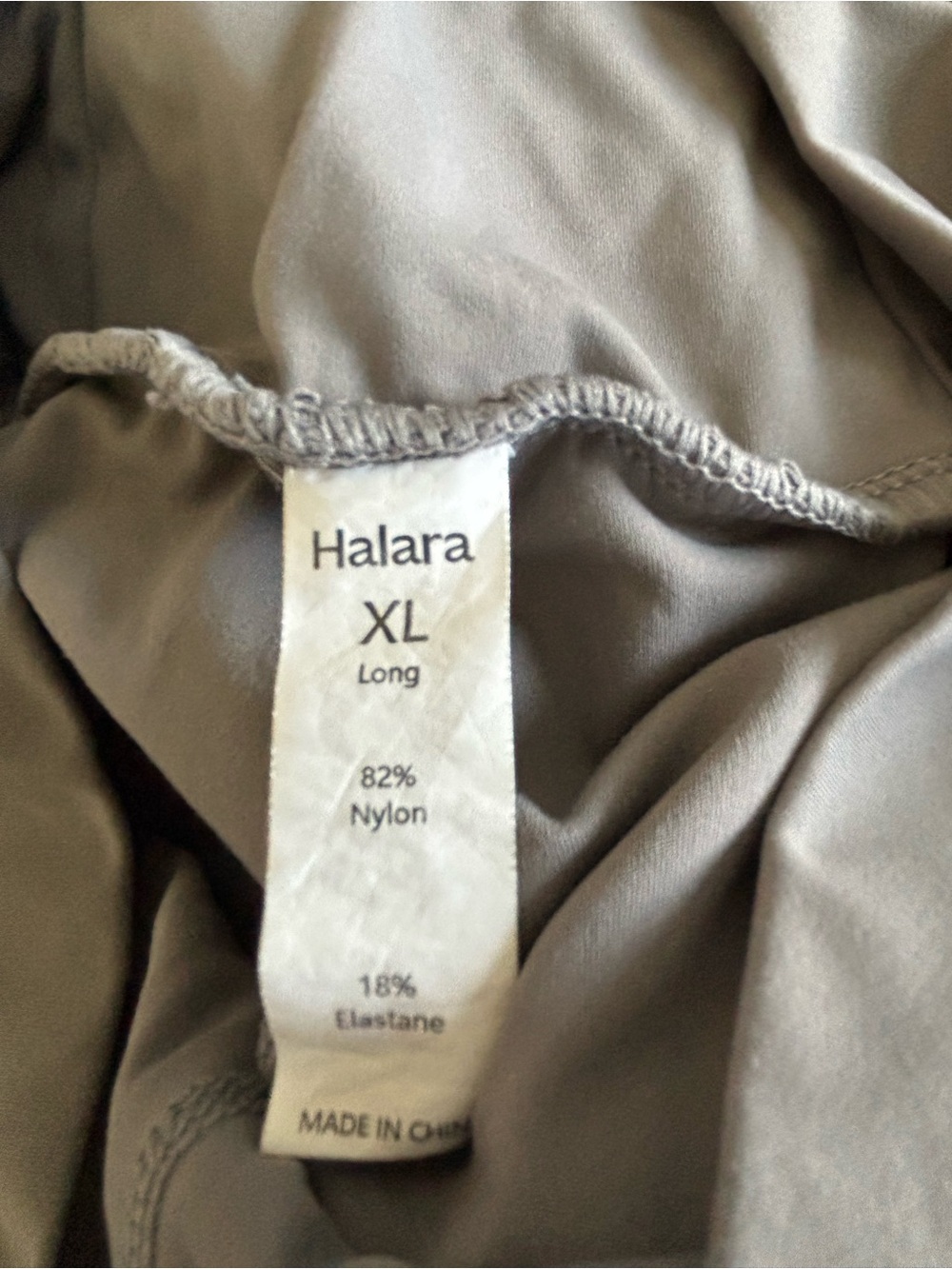 HALARA Gray/Mushroom High-Waist Flow Shorts - Picture 2 of 5